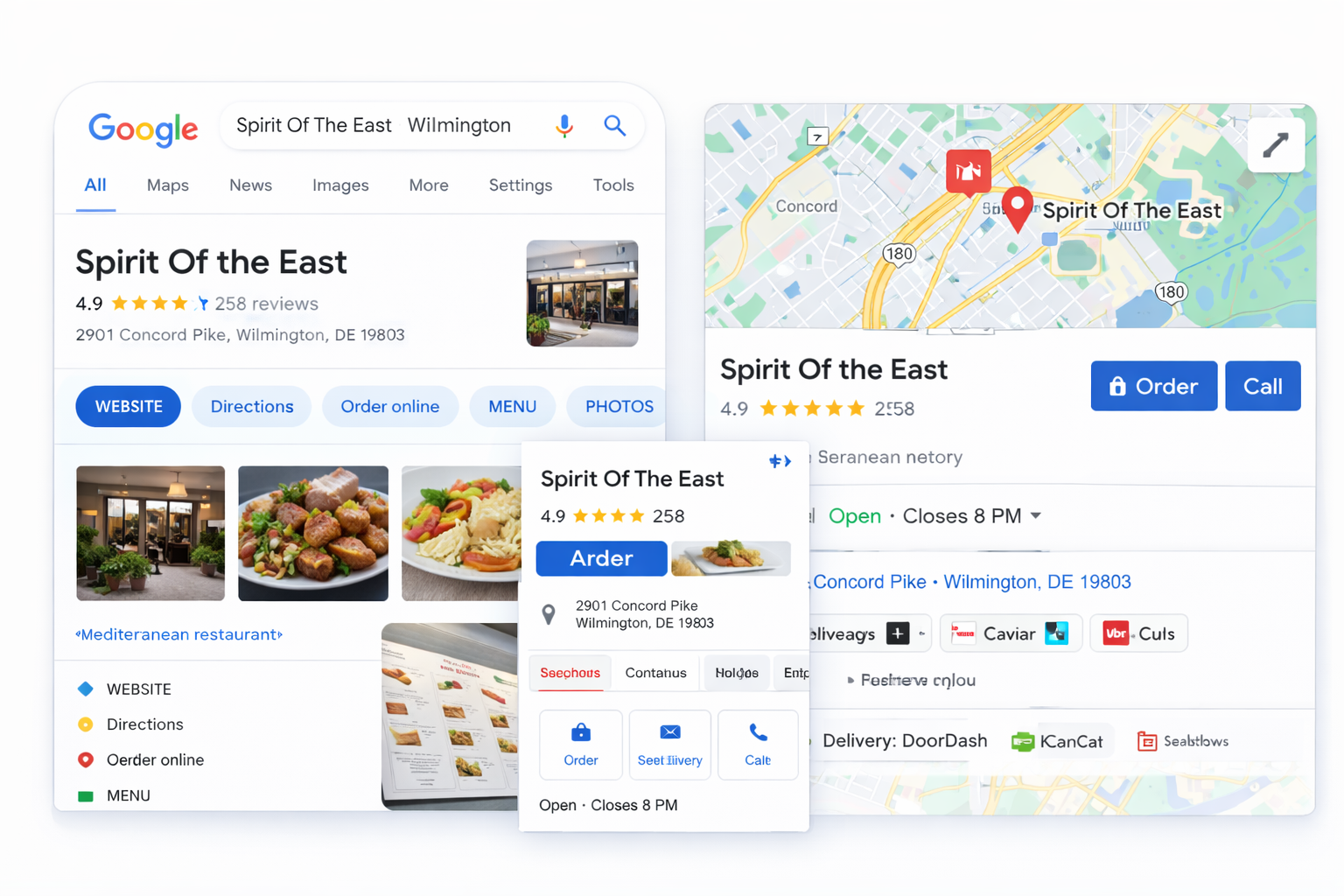 Google Business Profile and local visibility example